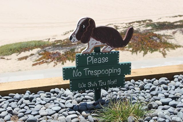 犬ウンコ禁止